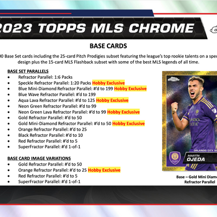 2023 Topps MLS Chrome Soccer Hobby Box
