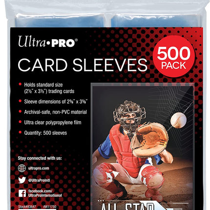 Ultra Pro Trading Card Sleeves - 500 Pack