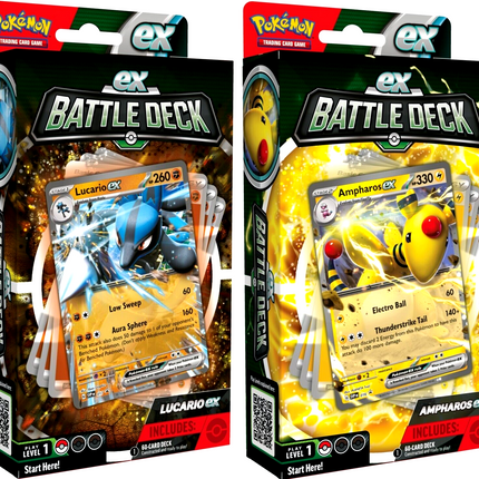 Pokémon EX Battle Decks - Ampharos EX / Lucario EX