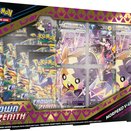 Pokémon Crown Zenith Premium Treasures Collection - Morpeko V-UNION