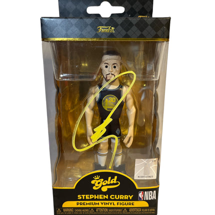 Funko Pop! Gold NBA: Stephen Curry Signed by: Stephen Curry - PC Authenticated