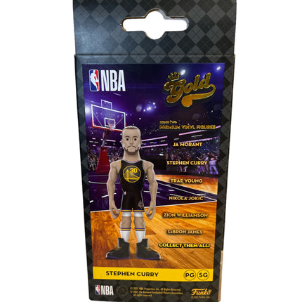 Funko Pop! Gold NBA: Stephen Curry Signed by: Stephen Curry - PC Authenticated