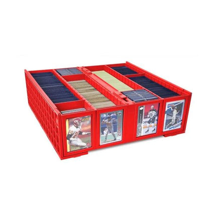 3,200ct Collectible Plastic Card Bin - RED