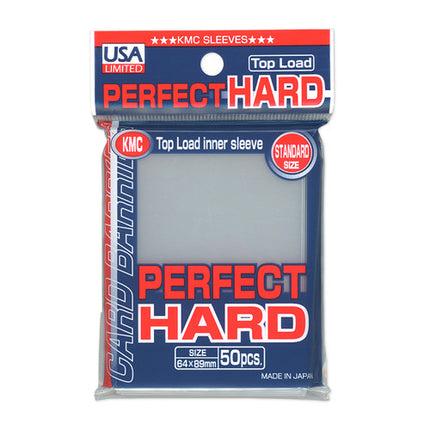 KMC Perfect Fit Hard Clear Sleeves 50CT USA Limited