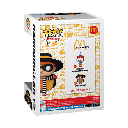 Funko Pop Ad Icons McDonalds Hamburgler 181