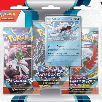 Pokémon Paradox Rift 3 Pack Blister