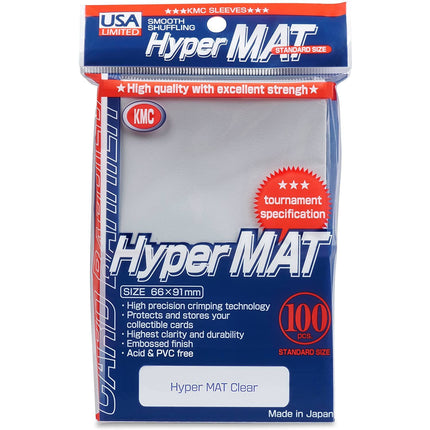 KMC Hyper Matte Clear 100CT USA Limited